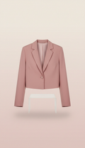 Dusty Rose Cropped Blazer