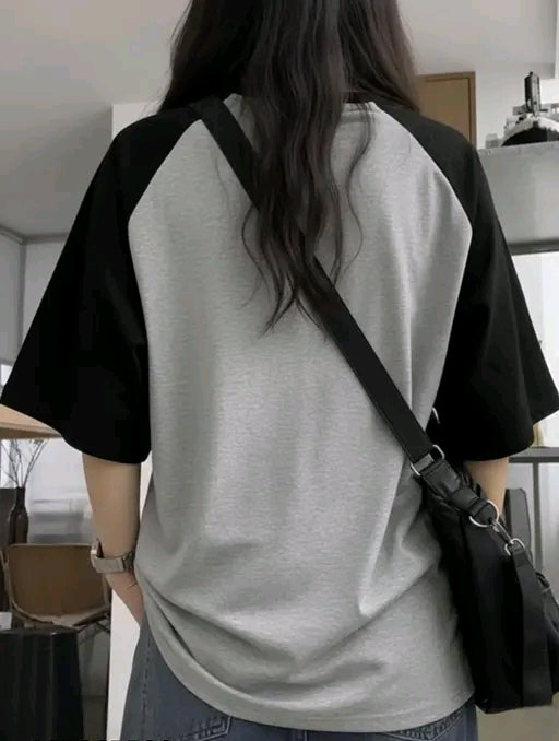 Women Oversized Raglan Printed Tshirts & Preety Women Lower/Baggy Fit Trousers & Pants/Trackpant/Top & Bottom Set