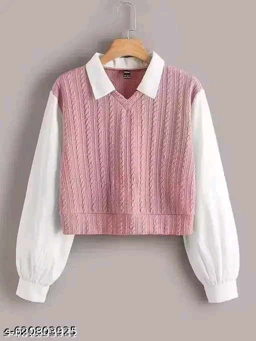 Stylish Korean Style Full sleeve tshirt for women and girls